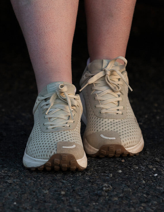 A pair of the Everywhere road hybrid shoe in Frozen Dew