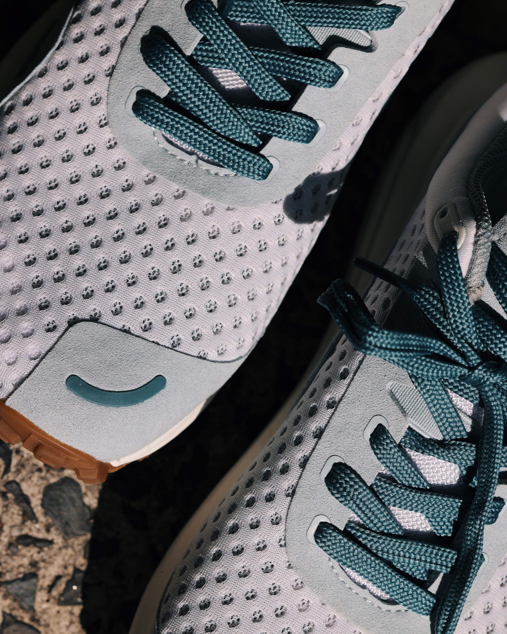 Up close image of Mirage Grey Hilma Running shoes